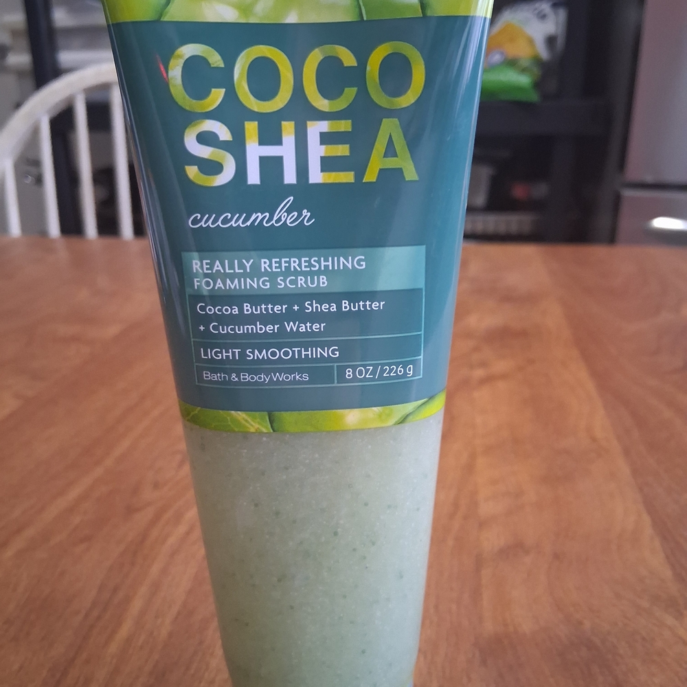 Coco Shea Cucumber Foaming Scrub